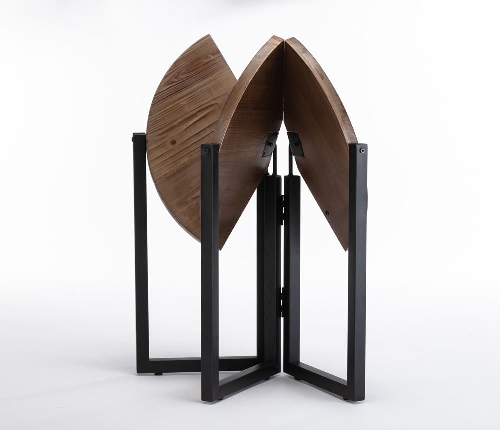 Boraam - Emry Folding Side Table - Natural - 76155 veiw 8