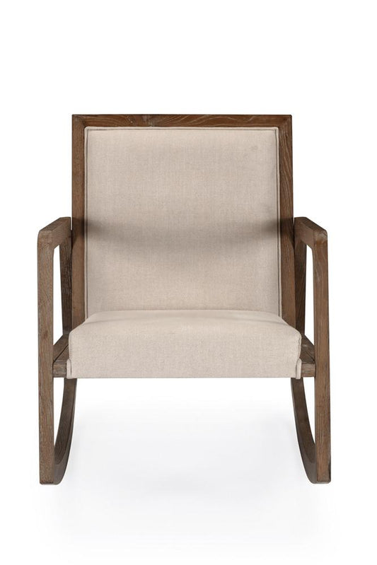 Boraam - Luna Accent Rocking Chair - Coffee Brushed - 18117 veiw 2