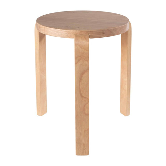Boraam - Mateo Round Backless Stacking Stools - Blonde Oak (Set of 2) - 40018 view 2