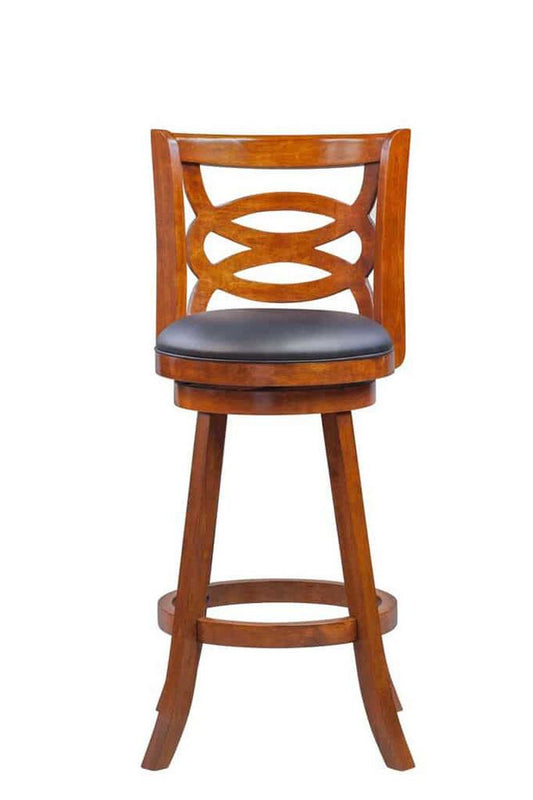 Boraam - Seina Swivel Bar Stool - Walnut - 61529 veiw 2