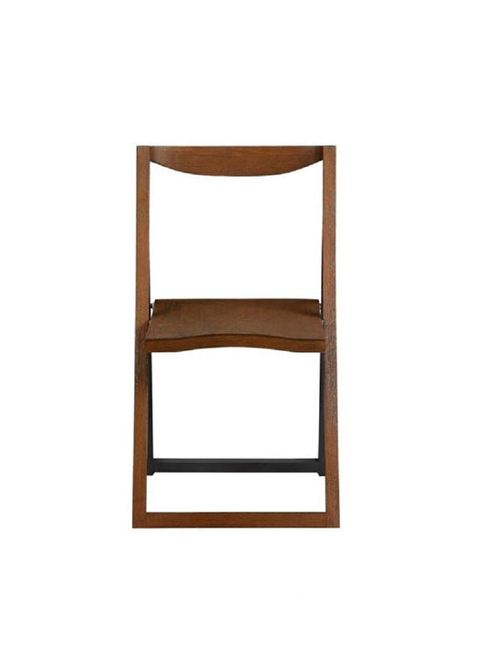 Boraam - Sydney Folding Chair, Set of 2, Chestnut Wire-Brush - 77348 veiw 2