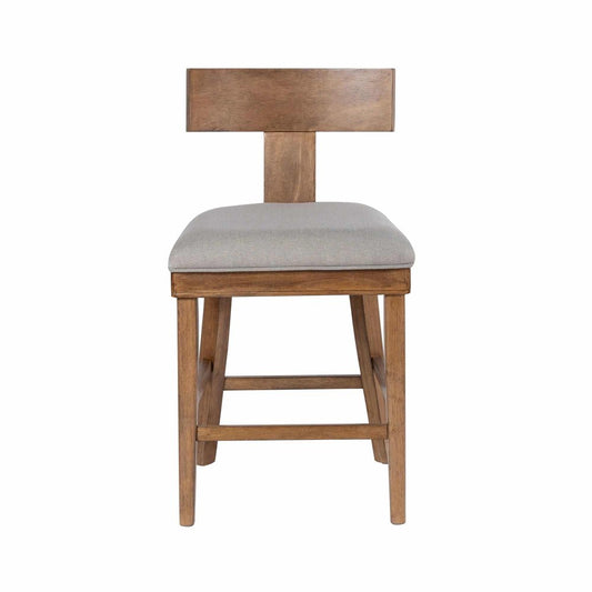 Boraam - Theodora T-Back Counter Stool with Wood Seat Frame and Cushion - 91024 view 2