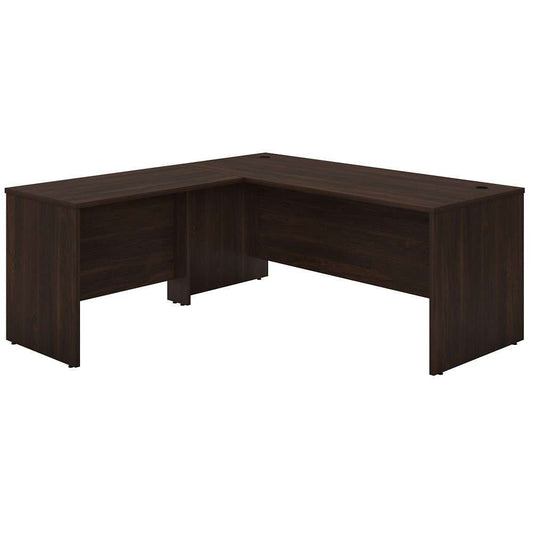 Bush Furniture - Studio C 72W x 30D L Shaped Desk with 42W Return in Black Walnut - STC049BW veiw 2