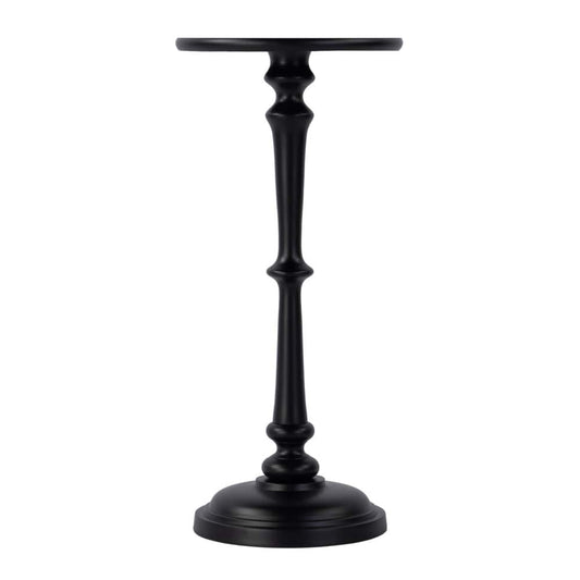 Butler Specialty Company - Alisa 10 in. W Round All Metal Pedestal Base End Table - Bronze - 5929392 view 2