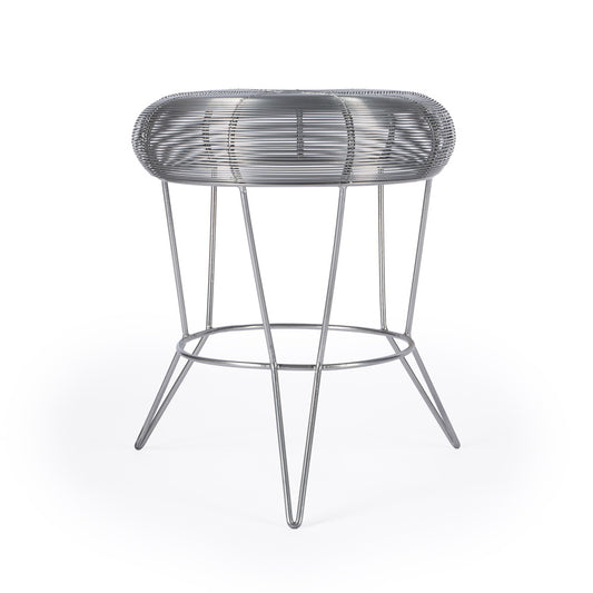 Butler Specialty Company - Allen Decorative Wire Side Table, Silver - 5633220_CLOSEOUT