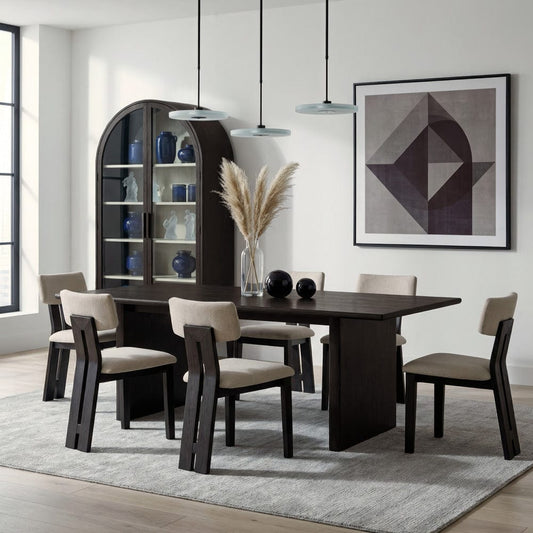 Butler Specialty Company - Amber 84-108 in. W Rectangular Wood Extendable Pedestal Dining Table, Coffee - 6277059 view 2