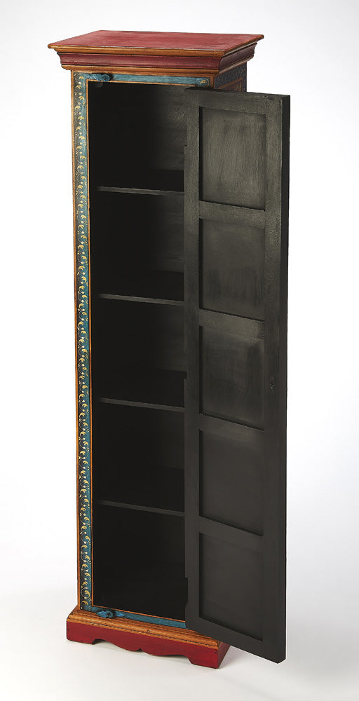 Butler Specialty Company - Artifacts - Amir Hand Painted Tall Cabinet, Multi-Color - 5364290
