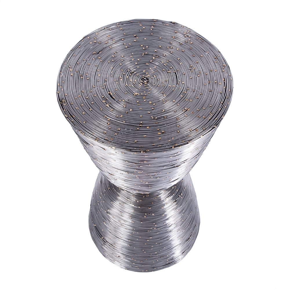 Butler Specialty Company - Angelo Drum End Table, Silver - 5797025 View 3