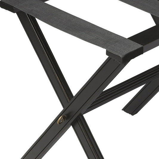 Butler Specialty Company - Anthony 25.25 in. W Wood Luggage Rack, Black - 1222111