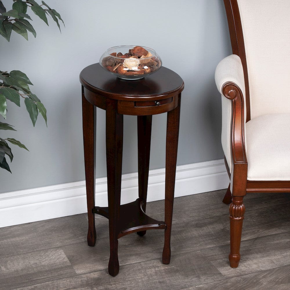 Butler Specialty Company - Arielle 12.5 in. W Oval Wood Side Table, Dark Brown - 1483108 view 6