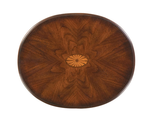 Butler Specialty Company - Arielle 12.5 in. W Oval Wood Side Table, Dark Brown - 1483024