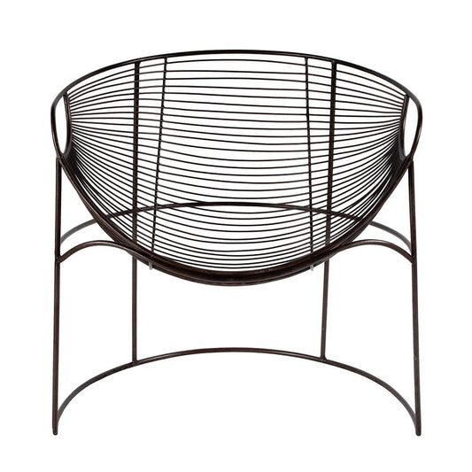 Butler Specialty Company - Artemis 30 in. W Oval Iron Basket Accent Chair, Black - 5824025 View 2