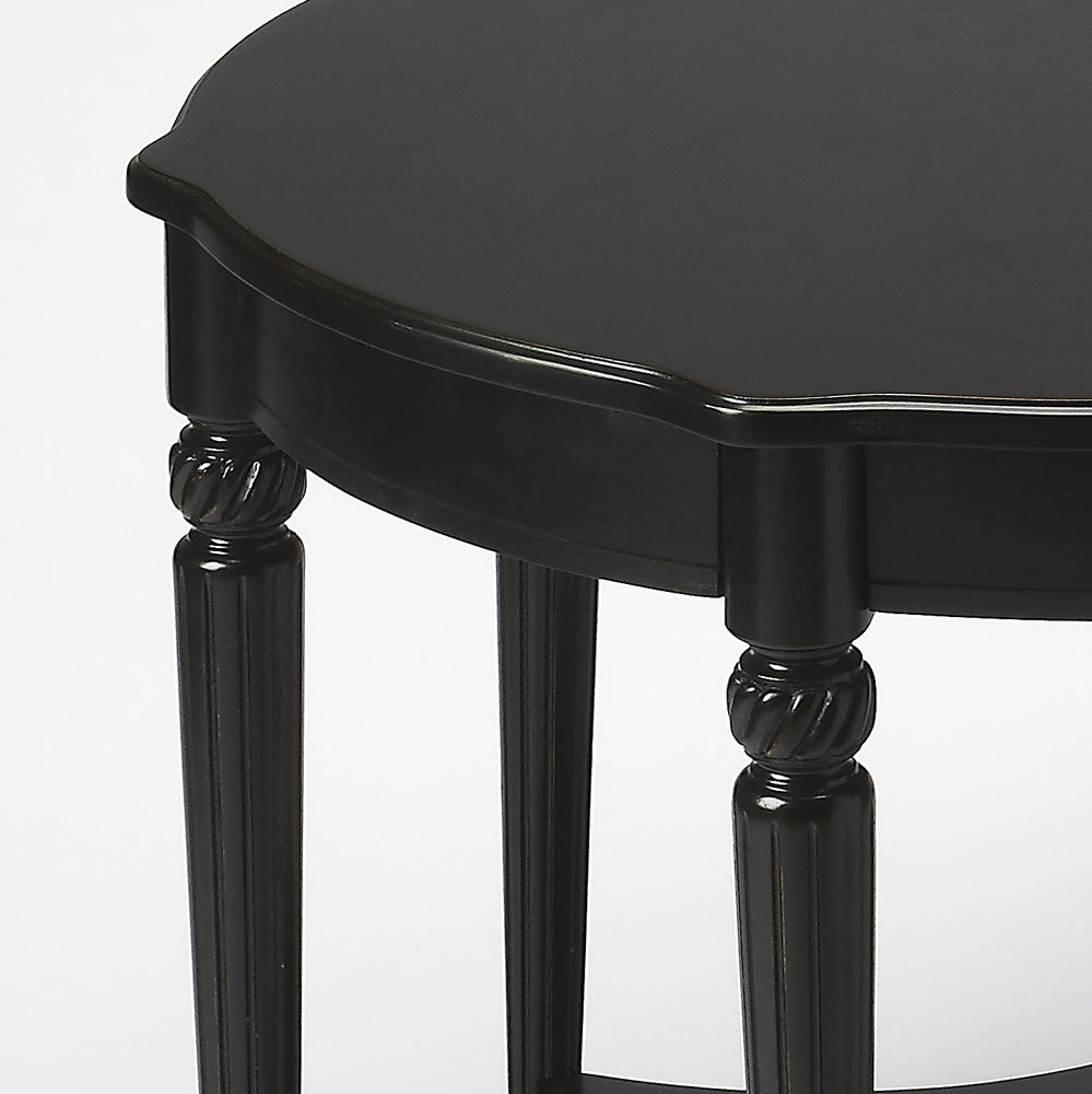 Butler Specialty Company - Bainbridge 28 in. W Round Wood Side Table, Black - 557111