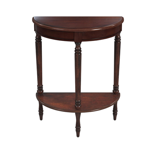 Butler Specialty Company - Bellini 24 in. W Demilune Wood Console Table, Dark Brown - 889024