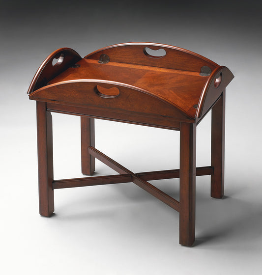 Butler Specialty Company - Carlisle 30 in. W Oval Wood Butler Table, Dark Brown - 2427024