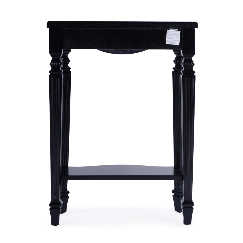 Butler Specialty Company - Heritage - Cheshire 22 in. W Rectangular Wood Ballerina Console Table, Black - 3020111