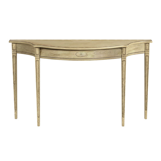 Butler Specialty Company - Chester 54 in. W Demilune Wood Console Table, Beige - 3757424