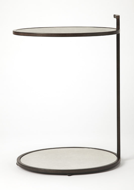 Butler Specialty Company - Ciro Mirrored & Metal Side Table, Bronze - 3973408