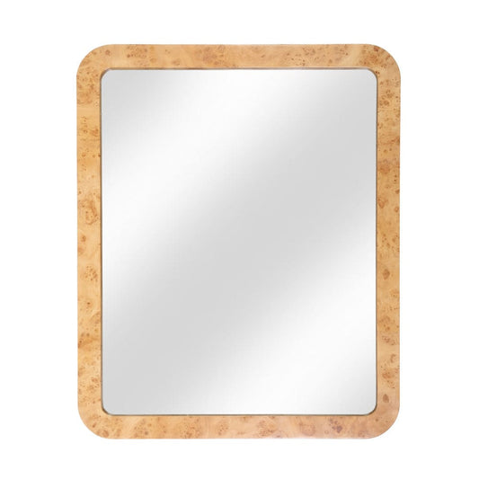 Butler Specialty Company - Cora 44 in. W x 36 in. H Rectangular Mappa Burl Wall Mirror, Tan - 5856444 view 2