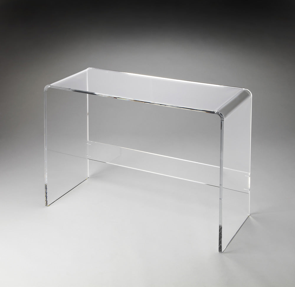 Butler Specialty Company - Crystal Clear - Crystal 38 in. W Rectangular Acrylic Console Table, Clear - 3399140