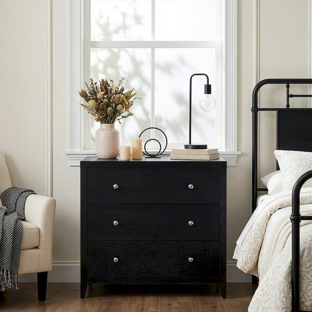 Butler Specialty Company - Dana 34 in. W Rectangular Wood 3 Drawer Chest, Coffee - 6260451 view 4