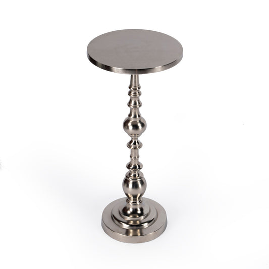 Butler Specialty Company - Darien 10 in. Round Indoor Metal Pedestal Side Table, Bronze - 4324220