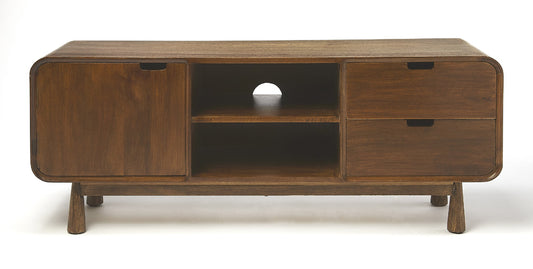 Butler Specialty Company - Drayton Modern Wood 49.5" TV Stand, Medium Brown - 5328140