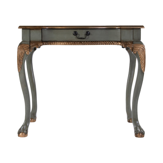 Butler Specialty Company - Dupree 35 in. W Rectangular Wood 1 Drawer Traditional Writing Desk, Pastel Green - 6042482 view 2