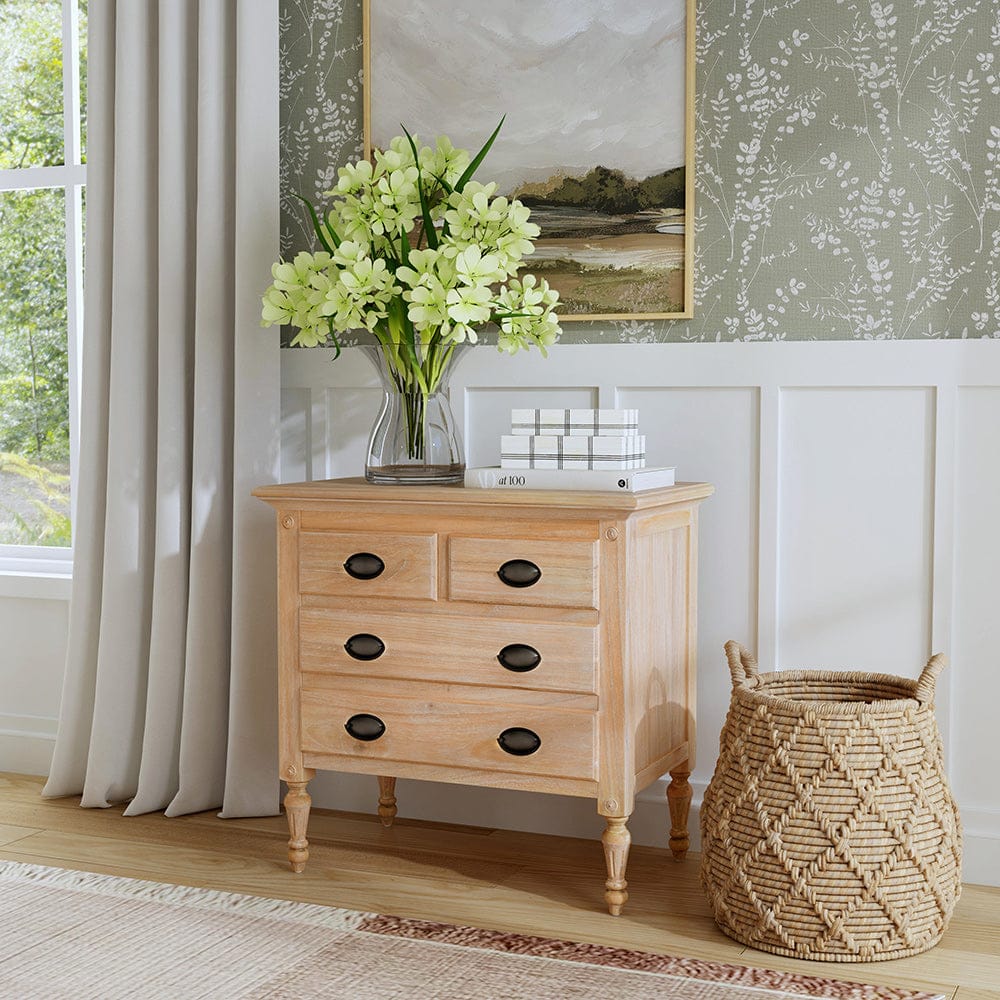Butler Specialty Company - Easterbrook 31.5 in. W Rectangular Wood 4 Drawer Accent Chest, Natural - 9306312 View 5