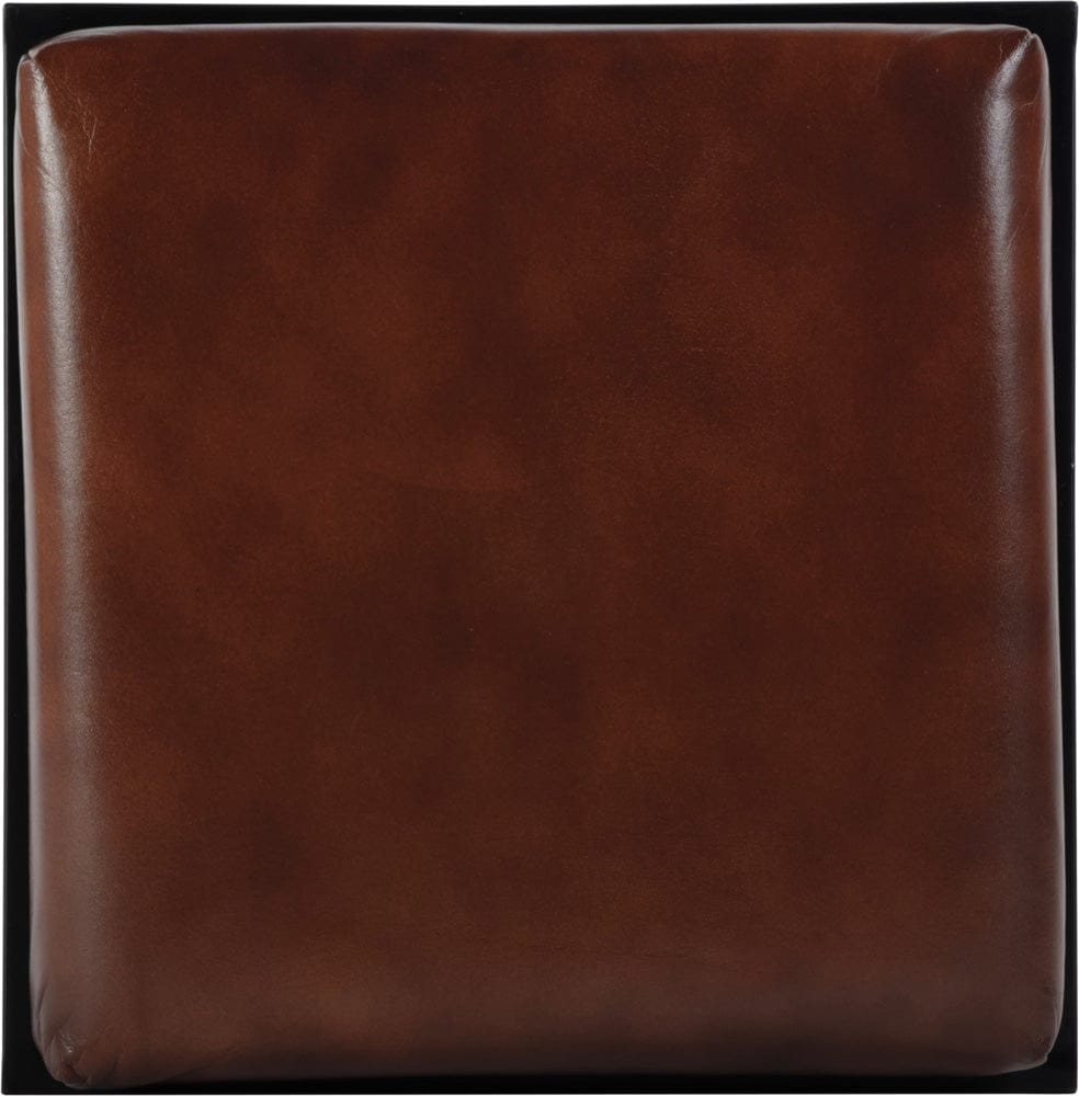 Butler Specialty Company Eldridge 31 in. Seat Height Leather and Iron Bar Stool - Brown,Black - 5886344 view 4