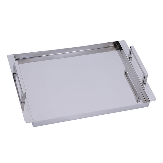 Butler Specialty Company - Eva Rectangle Serving Tray, Silver - 5799016 View 2