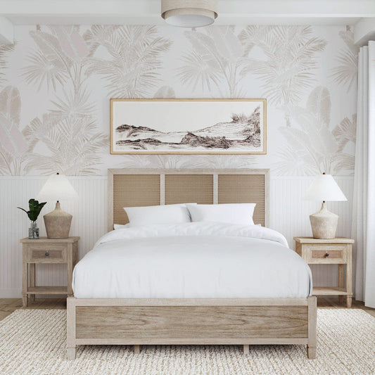 Butler Specialty Company - Flagstaff Cane Queen Panel Bed, Natural - 5749449 view 2