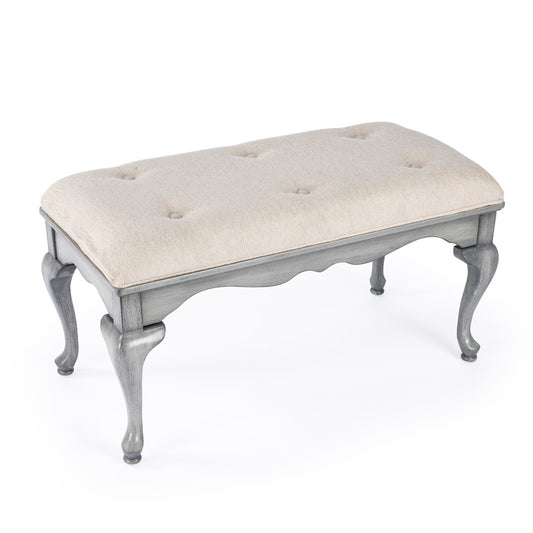 Butler Specialty Company - Grace 38 in. W Rectangular Wood Backless Bench, Gray - 3013418_CLOSEOUT