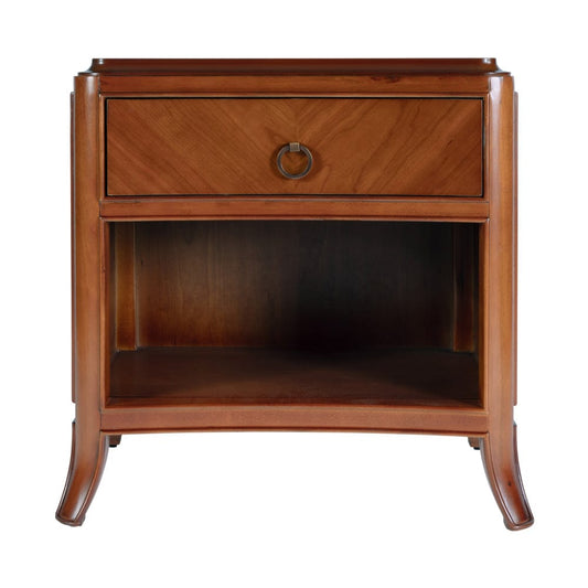 Butler Specialty Company - Granby 25 in. W 1 Drawer Nightstand w Lower Open Shelf, Brown - 6242101 view 2