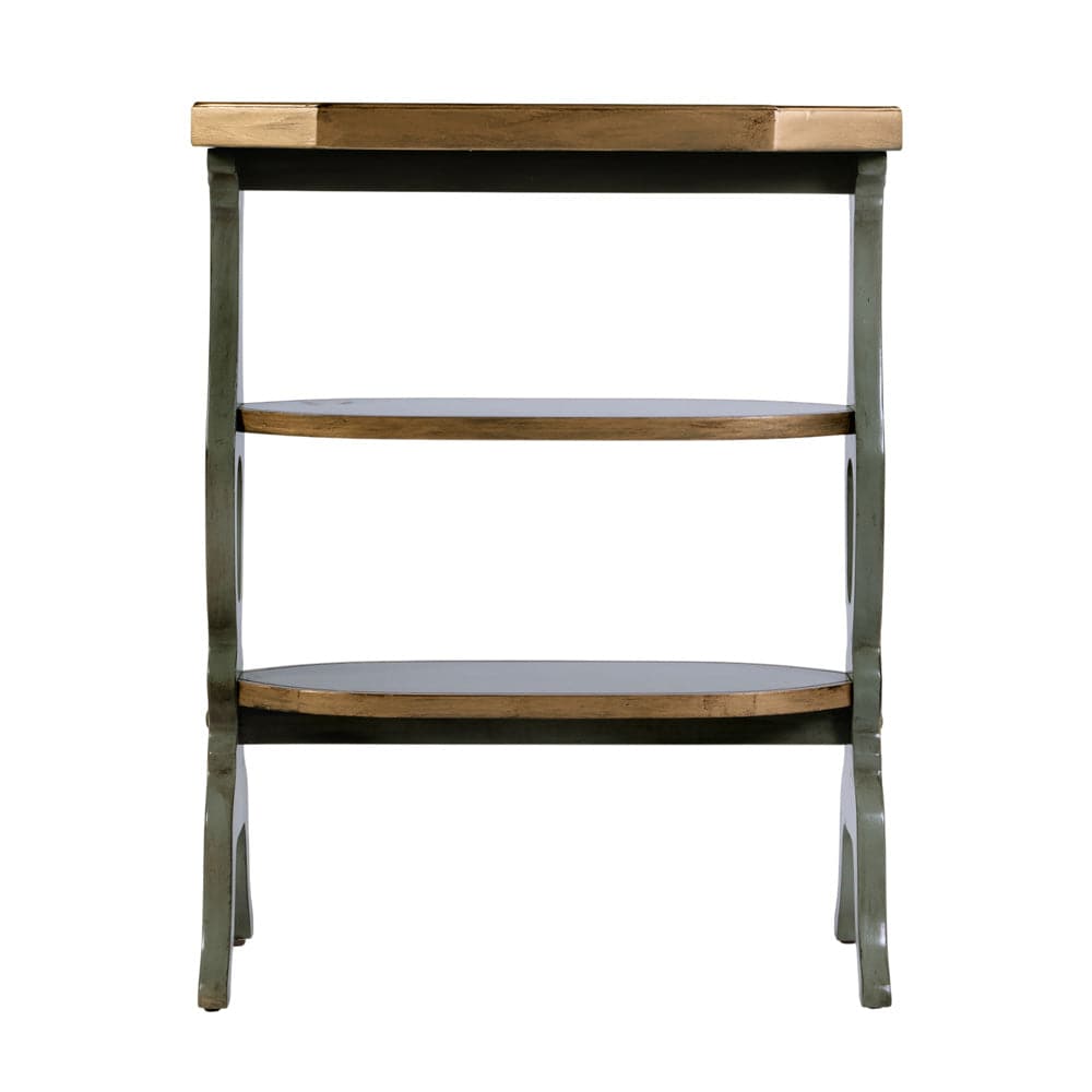 Butler Specialty Company - Hadley 22 in. W Octagonal Wood 3 Tier Side Table, Pastel Green - 2330482 view 4