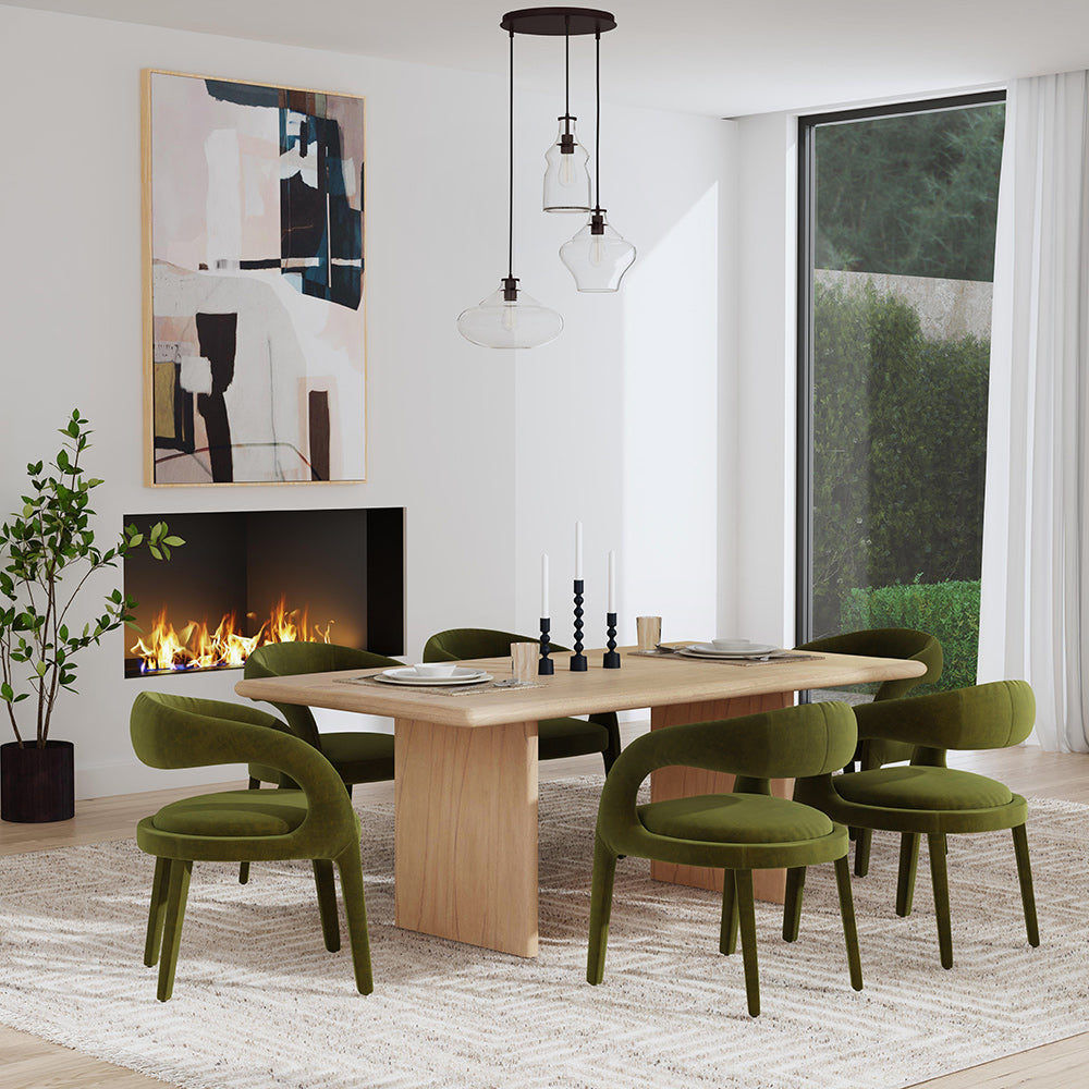 Butler Specialty Company - Halmstad 74 in. W Rectangular Wood Panel Dining Table, Light Brown - 5765488 View 6