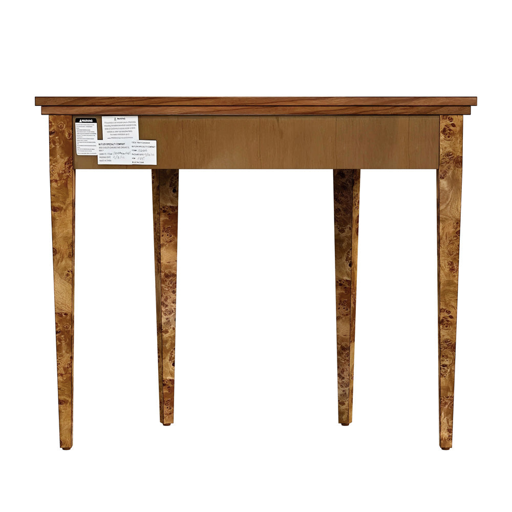 Butler Specialty Company - Hampton 36 in. W Demilune Wood Console Table, Medium Brown - 1533442