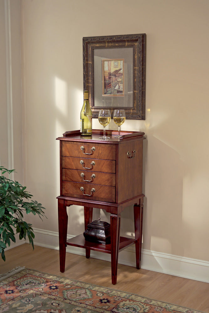 Butler Specialty Company - Hardwick 18 in. W Rectangular Wood 4 Drawer Chest, Dark Brown - 1334024