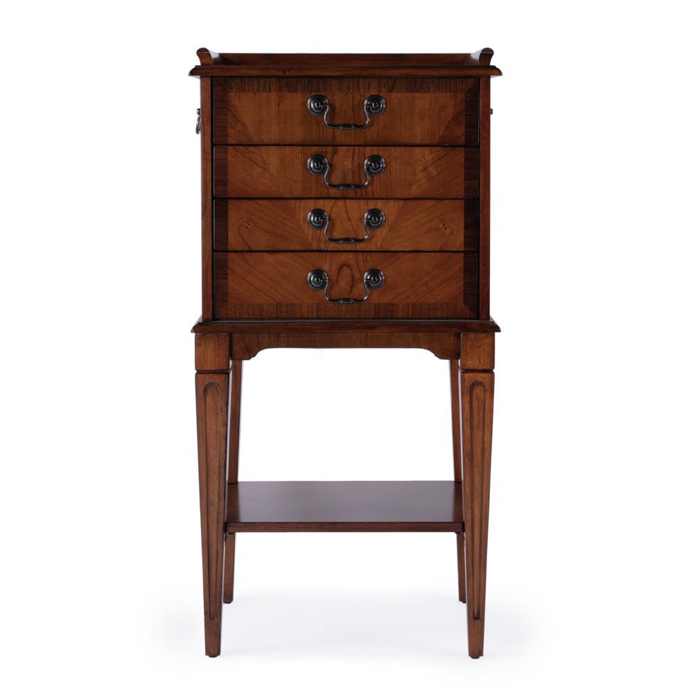 Butler Specialty Company - Hardwick 18 in. W Rectangular Wood 4 Drawer Chest, Medium Brown - 1334101