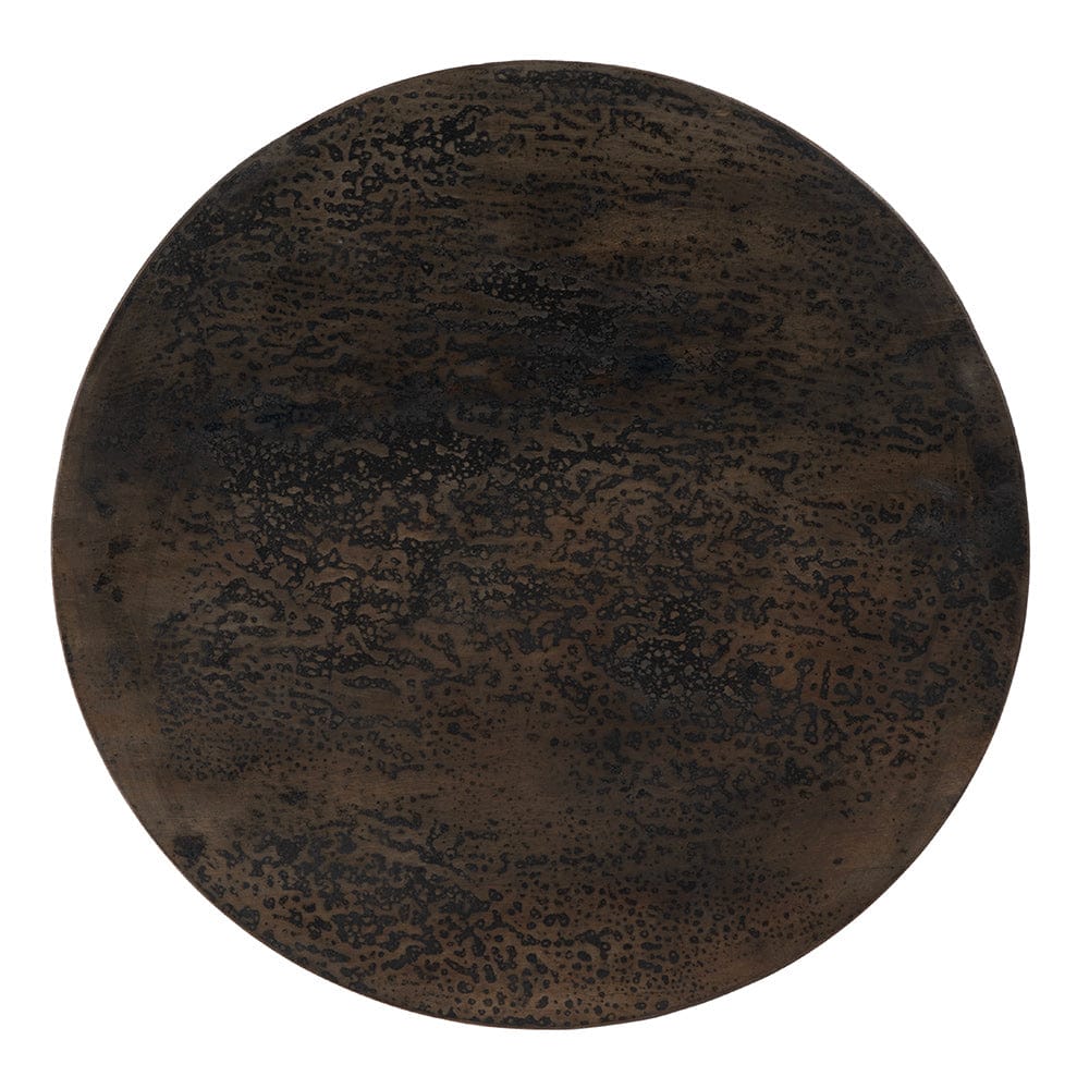 Butler Specialty Company - Hattie 23.5 in. W Round Drum Coffee Table, Brown - 5811342 View 3