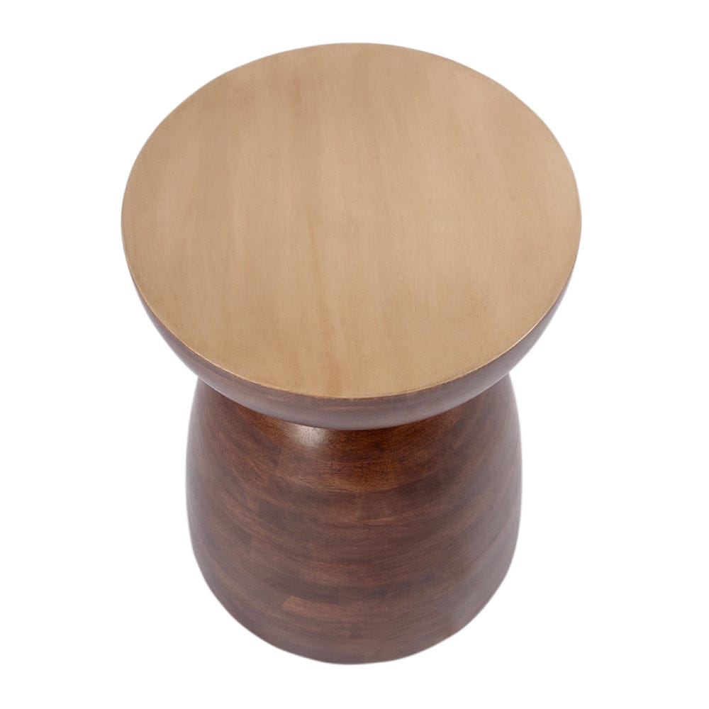 Butler Specialty Company - Hayes 13 in. W Round Solid Wood Side Table, Brown - 5846354 View 3