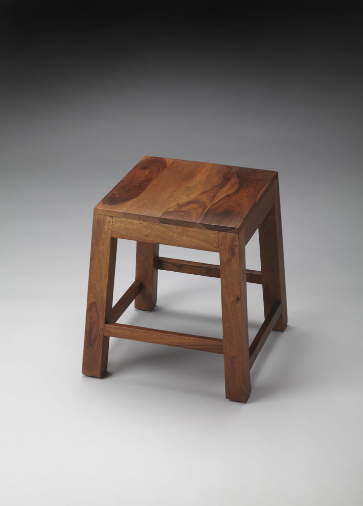 Butler Specialty Company - Hewett 16.5 in. Seat Height Square Solid Wood Stool, Light Brown - 3455140 view 2
