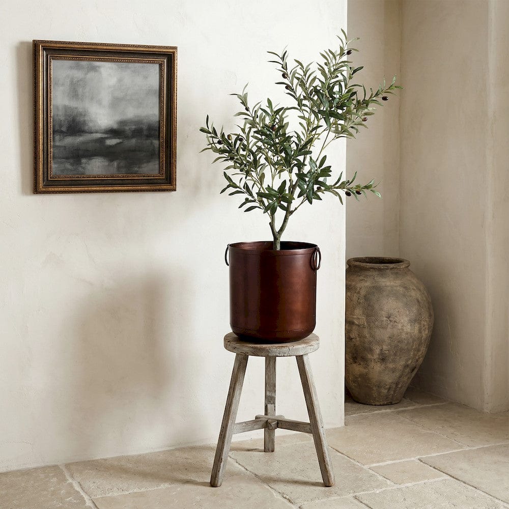 Butler Specialty Company - Hors D'oeuvres - Erie 16 in. H x 16 in. W Round Iron Indoor Planter, Copper - 3332016 view 4