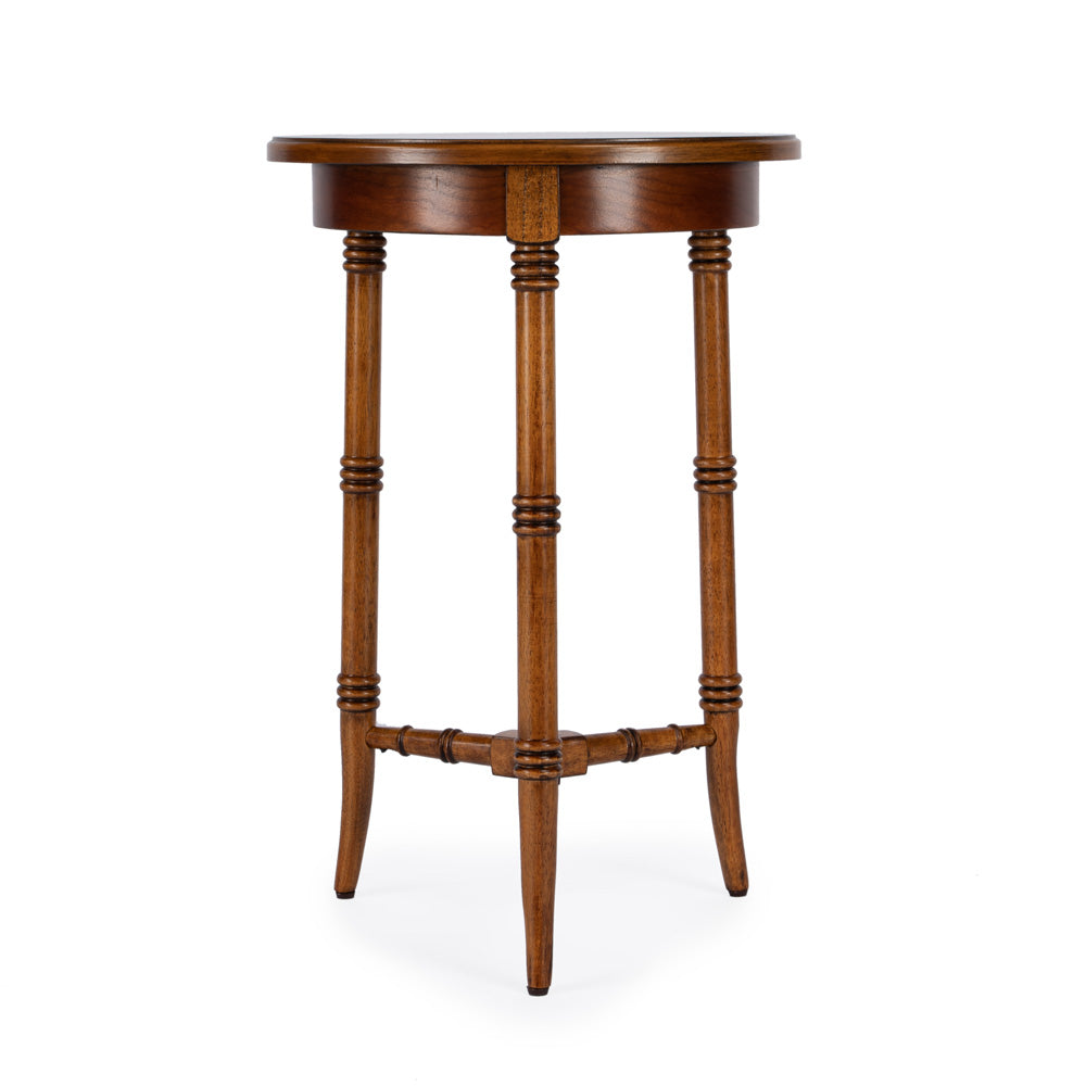 Butler Specialty Company - Isla 16 in. W Round Wood Side Table, Medium Brown - 3615101