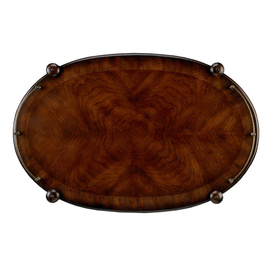 Butler Specialty Company - Kathleen 31 in. W Oval Wood 2 Tier Bar Cart, Dark Brown - 1690024