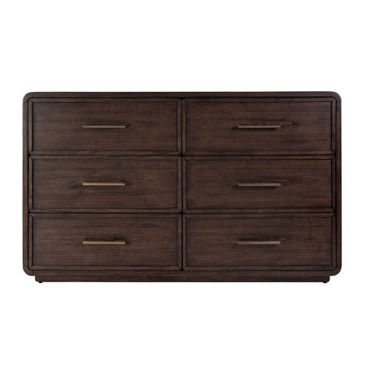 Butler Specialty Company - Keenan 60 in. W Rectangular Wood 6 Drawer Dresser, Dark Brown - 5986504 view 2