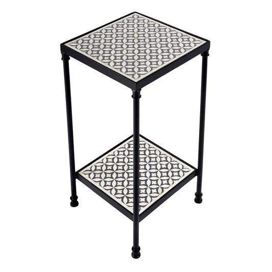 Butler Specialty Company - Lana Resin and Bone Inlay Side Table, Gray - 5785321 View 2