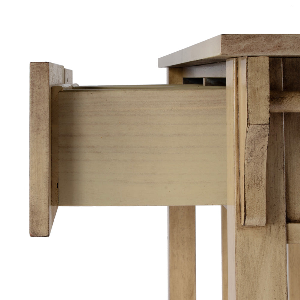 Butler Specialty Company - Larina 36 in. W Rectangular Wood 2 Drawer Console Table with Lower Open Shelf, Beige - 5217424 view 6