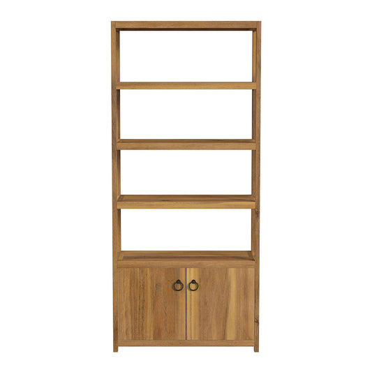 Butler Specialty Company - Lark 32 in. W x 72 in. H Wood 4 Tier Etagere Bookcase, Natural - 5674312 View 2