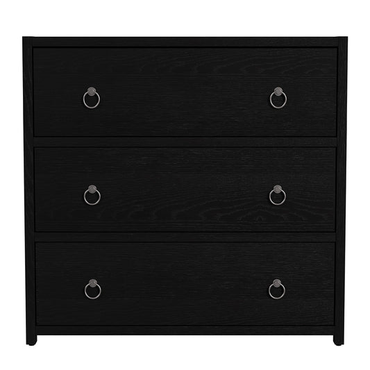 Butler Specialty Company - Lark 34 in. W Rectangular Wood 3 Drawer Dresser, Black - 5392432 View 2